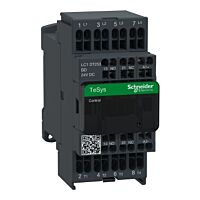 Stykač 4P 24V DC pružiny