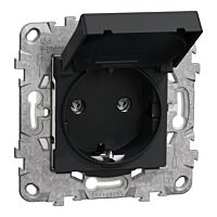 Zásuvka SCHUKO 2P+E 250V/16A IP44 antr