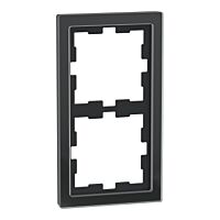 Rámeček D-Life 2násobný sklo Onyx Black
