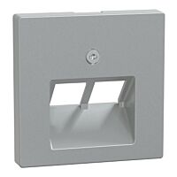 Centr. deska RJ45 2nás., aluminium