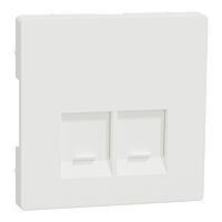 Centr. deska RJ45 2nás., nordic white