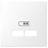 Centr. deska pro USB nabíječky, lotus wh