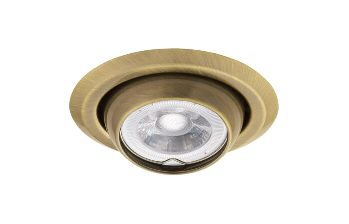 KANLUX Svítidlo halogenové podhledové výklopné CT-2117-BR/M
