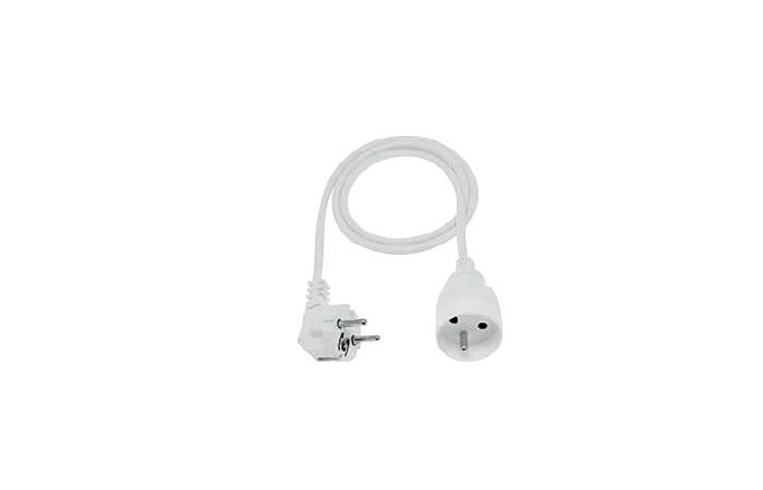 ELGOTECH Přívod prodlužovací   5m 1zásuvka-spojka 250V/16A IP20 bílá (H05VV-F 3x1,5)