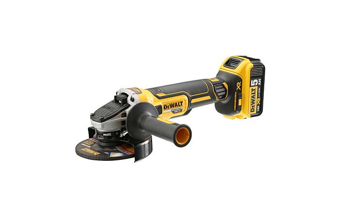 DeWALT  Bruska AKU DCG405P2 2xAKU 18V/5,0Ah 125 mm úhlová