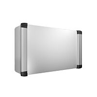 RITTAL Skříň AX 6320.550 s držadlovými lištami, ocel/hliník RAL7035
