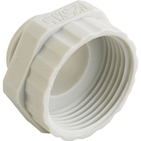 AGRO  Závitová redukce Pg9 / M12 x 1,5, plastová, světle šedá, se šestihranem, délka závitu 8 mm
