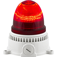 SIRENA Maják OVOLUX 12-24VAC/DC LED PG9 rudá
