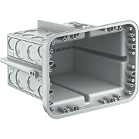 KAISER  Spojovací box 250x180x185 mm, do betonu