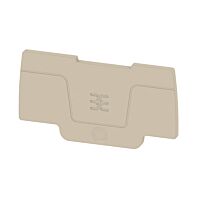WEIDMULLER Bočnice SEP 2C 2.5 koncová, 56.9 mm x 2.1 mm, tmavě béžová