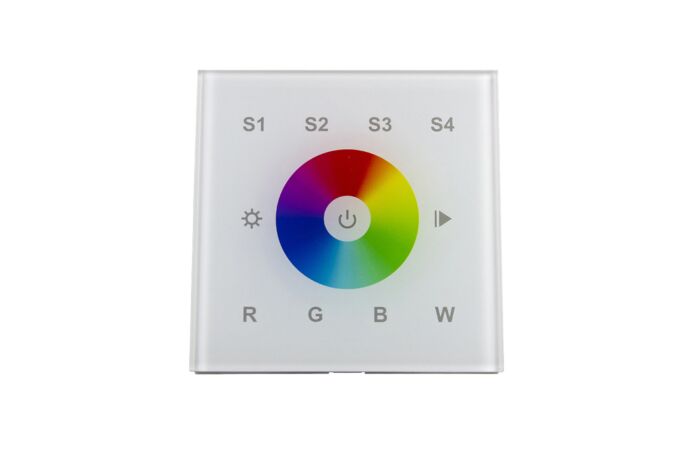 MCLED  Ovladač RF RGBW 1 zóna řízení jasu a barevných režimů nástěnný