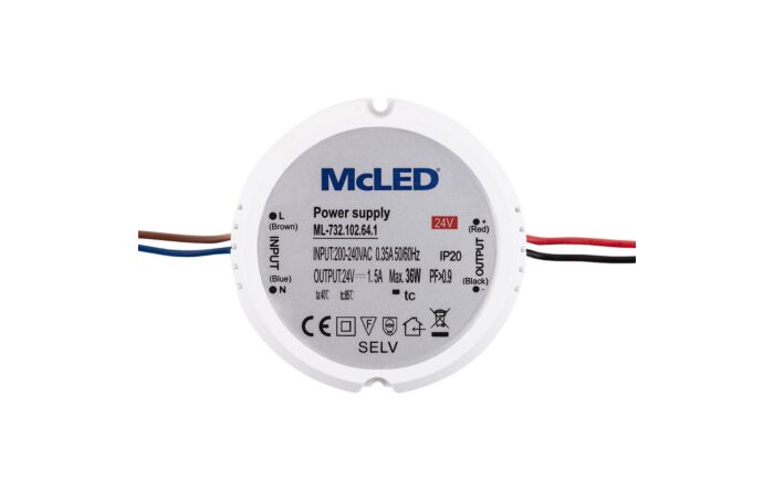 Napaječ LED 24V/1,5A ML-732.102.64.1