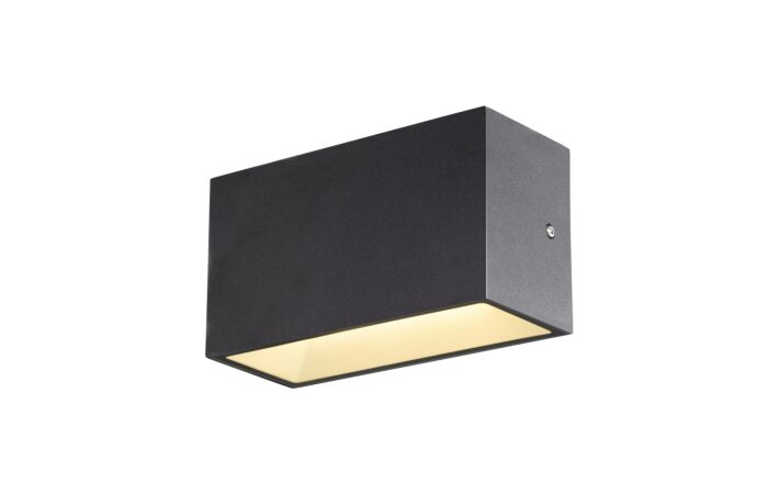 SITRA M WL UP/DOWN, venkovní LED nástěnné přisazené svítidlo antracit CCT switch 3000/4000 K