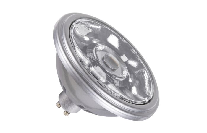QPAR111 GU10, LED světelný zdroj stříbrný 12,5 W 3000 K CRI 90 10°
