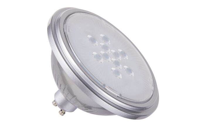 QPAR111 GU10, LED světelný zdroj stříbrný 7 W 2700 K CRI 90 25°