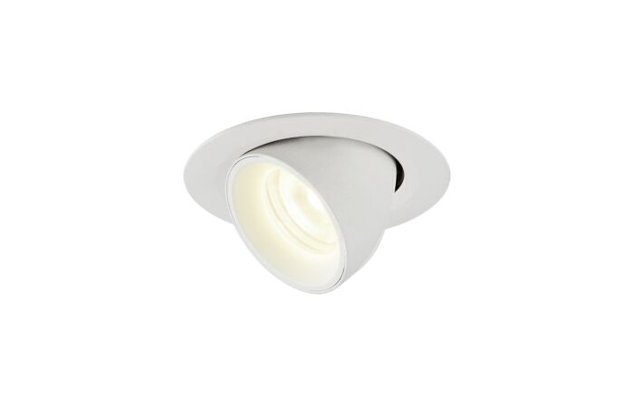 SLV Svítidlo LED NUMINOS® GIMBLE XS 7W 740lm 4000K 55° zápustné IP20 bílá