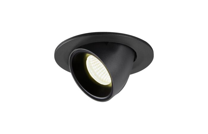 NUMINOS® GIMBLE S, zápustné stropní svítidlo černé 4000 K 55°