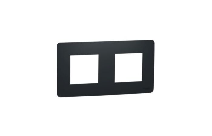 SCHNEIDER Rámeček Unica Studio dvojnásobný, antracit