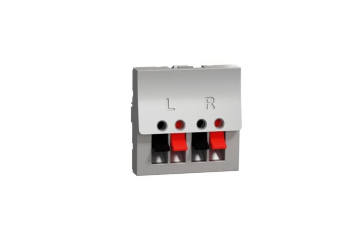 Unica - Svorky reproduktorové 2M, Alumin