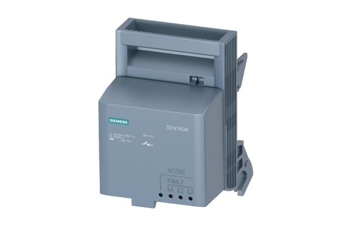 SIEMENS  Víko se signalizací stavu pojistek velikost 000, 3pól, se signalizací EFM15, DC 220-440 V (L+ L-)  typ 3NP1923-1GB45