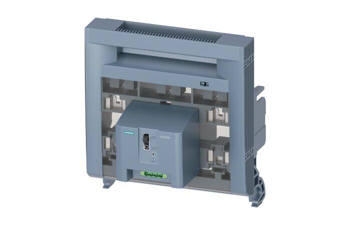 SIEMENS  Víko se signalizací stavu pojistek velikost 3, 3pól, se signalizací MFM, AC 24-690 V / DC 24-240 V (L+ L-)  typ 3NP1963-1GB10