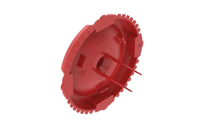 OBO BETTERMANN Signální víko pro krabice pod omítku, O60mm, Polyetylén, PE  typ ZU 60-SD