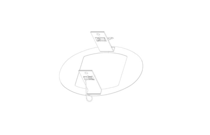 OBO BETTERMANN Stropní uzávěr VERT DB 2, čistě bílá Polyvinylchlorid, PVC  typ VERT DB 1