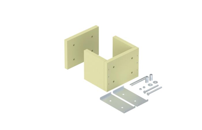 OBO BETTERMANN Odlehčení tahu, pro svislé uložení kabelů, 260x225x200, Křemičitan vápenatý  typ ZSE90-21-17 LH