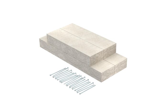 OBO BETTERMANN Nástěnný krycí díl, pro PYROLINE Con, 100x80, šedá Odlehčený beton se skleněnými vlákny  typ PLCS W090810