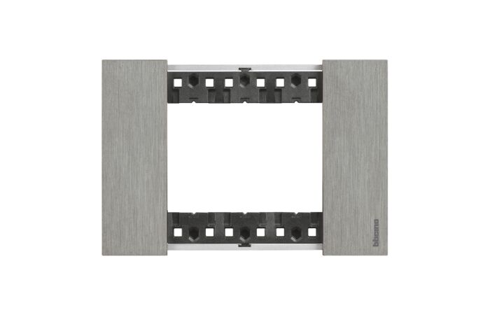 Rámeček BTICINO LNOW KA4803ZG 3M ocel