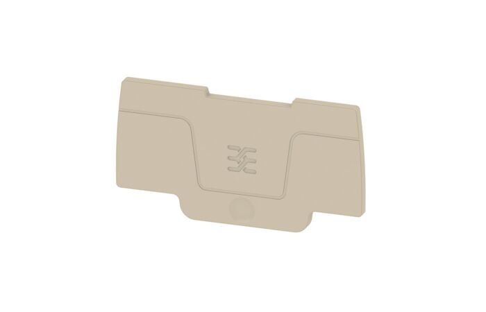 WEIDMULLER Bočnice SEP 2C 2.5 koncová, 56.9 mm x 2.1 mm, tmavě béžová