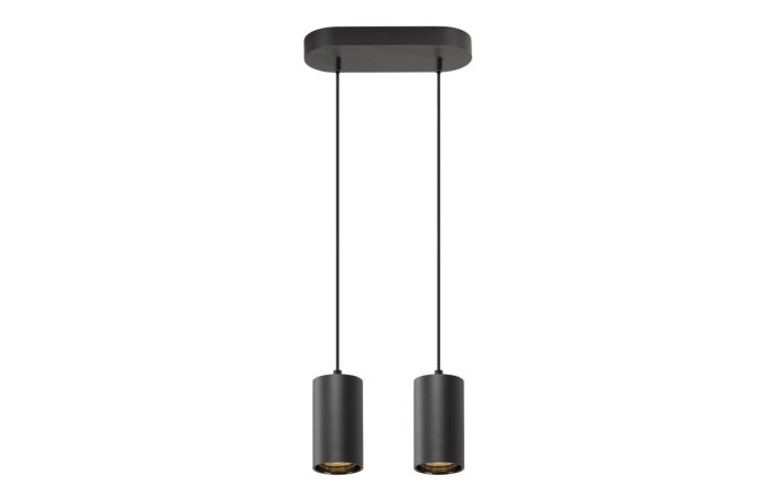 SLV Svítidlo ASTO TUBE 10Wx2 GU10 závěs 250cm IP20 černá