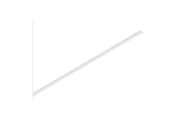 Kryt 48V TRACK track lišty 2m bílý