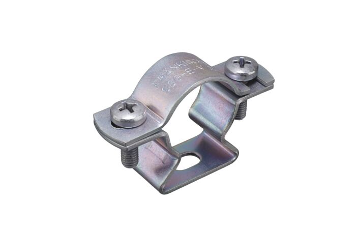 FRÄNKISCHE Příchytka SSG-E-V třmenová Ø40mm, –45 až +400°C, ocel, stříbrná