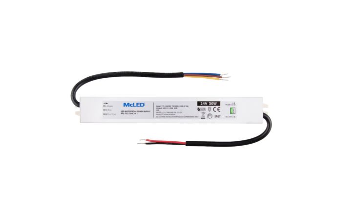 MCLED Napaječ LED 30W 24VDC/1,25A IP67 ML-732.104.39.1