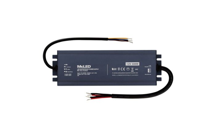 MCLED Napaječ LED 300W 12VDC/25A IP67 ML-732.110.39.0