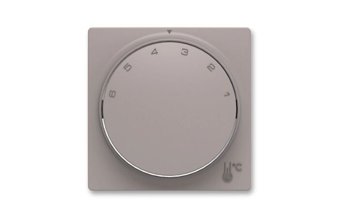 ABB ZONI Ovladač 3292T-A00300 244 termostatu prostorového s otočným ovládáním, s upevňovací maticí, greige