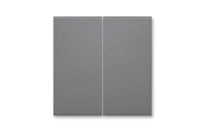 ABB Kryt LEVIT 6221H-A01010 69 dělený pro smart switch; ocelová