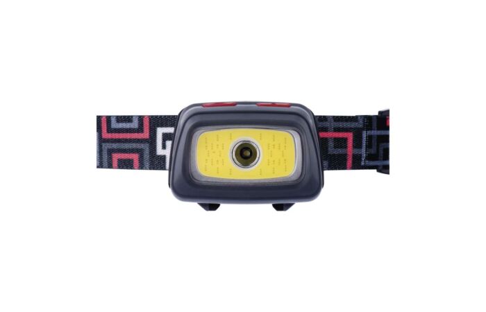 EMOS Svítilna LED + COB + CREE XPG 330lm 3×AAA čelovka