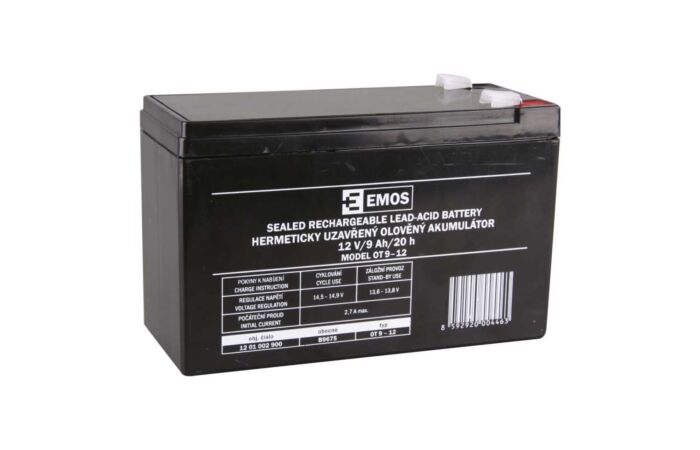 EMOS Akumulátor SLA 12V 9Ah FA6,3