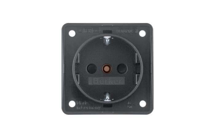 Zásuvka INTEGRO antracit matný SCHUKO