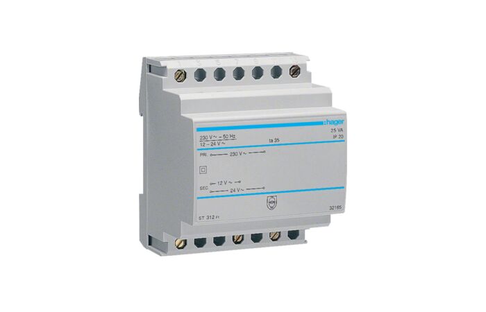 Trafo ST312 25VA 230/12/24V