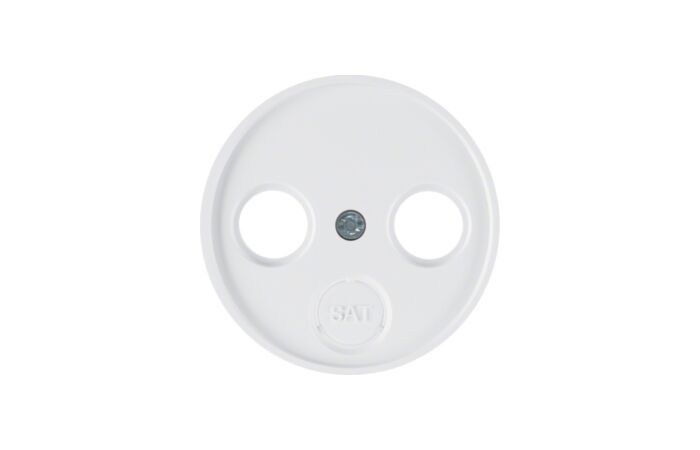 BERKER Kryt anténní zásuvky, polární bílá/lesk