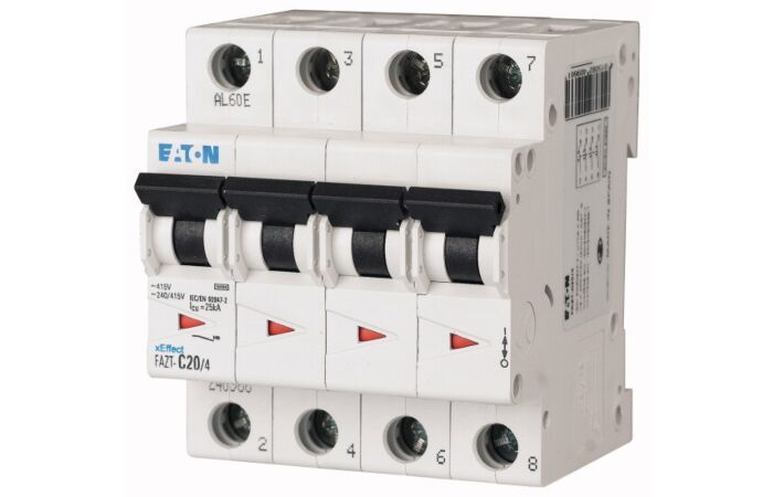 FAZT-C3/4 Jistič FAZT, char C, 4-pólový,