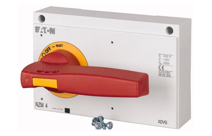 NZM4-XDVGR Ovládací rukojeť červ/žlutá,