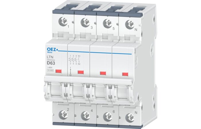 OEZ Jistič 63D/3N LTN 10kA
