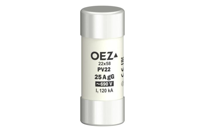 OEZ Pojistka válcová  25A PV22-GG