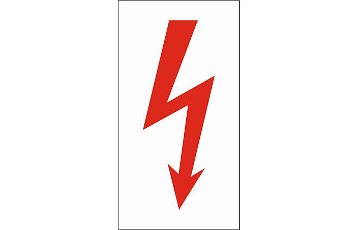 CUPRO Tabulka"STŘEDNÍ BLESK"samolepící