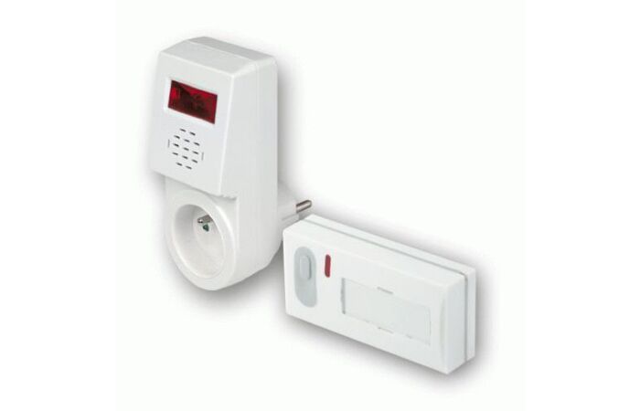 ELEKTROBOCK Zvonek BZ3-1S bezdrátový spínaná zásuvka