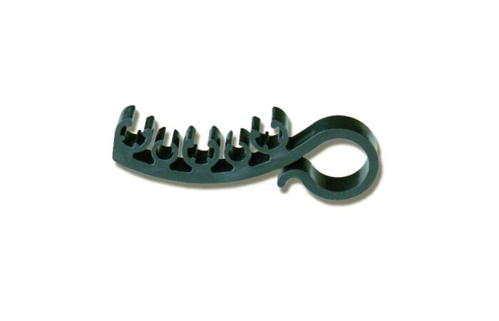 Příchytka ECOFLOOR k uchycení kabelu ve žlabu 100 (balení = 25 ks)